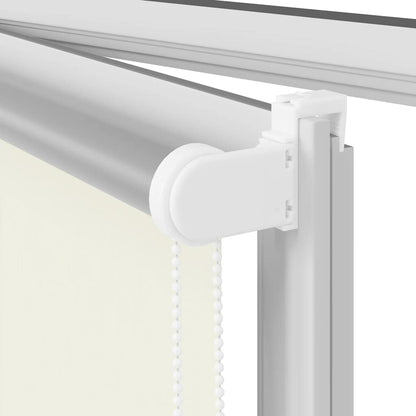 Verdunkelungsrollo Cremeweiß 150x150cm Stoffbreite 146,6cm
