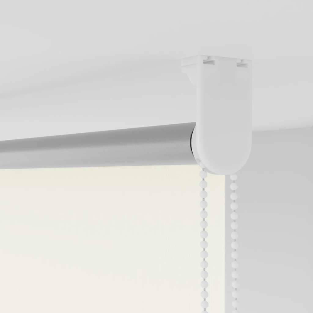 Verdunkelungsrollo Cremeweiß 150x150cm Stoffbreite 146,6cm