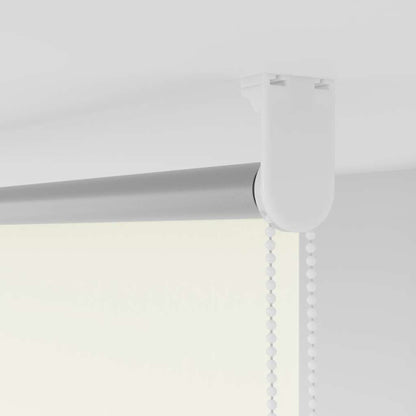 Verdunkelungsrollo Cremeweiß 150x150cm Stoffbreite 146,6cm