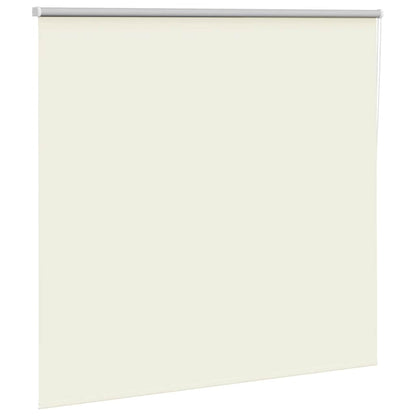 Verdunkelungsrollo Cremeweiß 150x150cm Stoffbreite 146,6cm