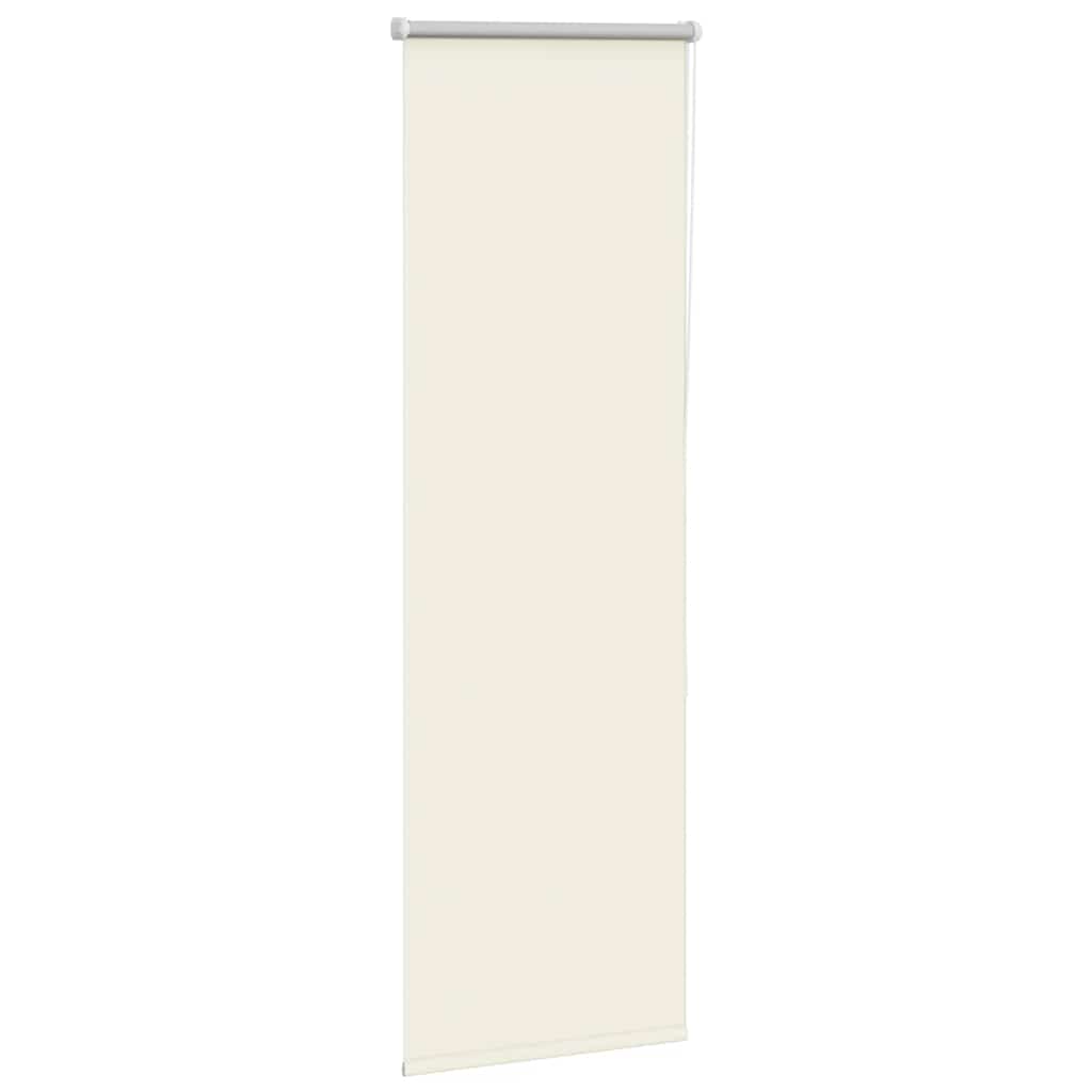 Verdunkelungsrollo Cremeweiß 40x175cm Stoffbreite 35,7 cm