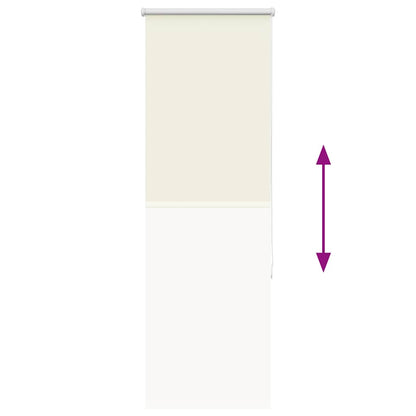 Verdunkelungsrollo Cremeweiß 60x175cm Stoffbreite 55,7 cm