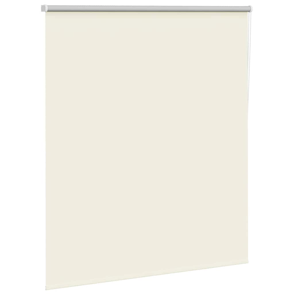 Verdunkelungsrollo Cremeweiß 125x175cm Stoffbreite 121,6cm