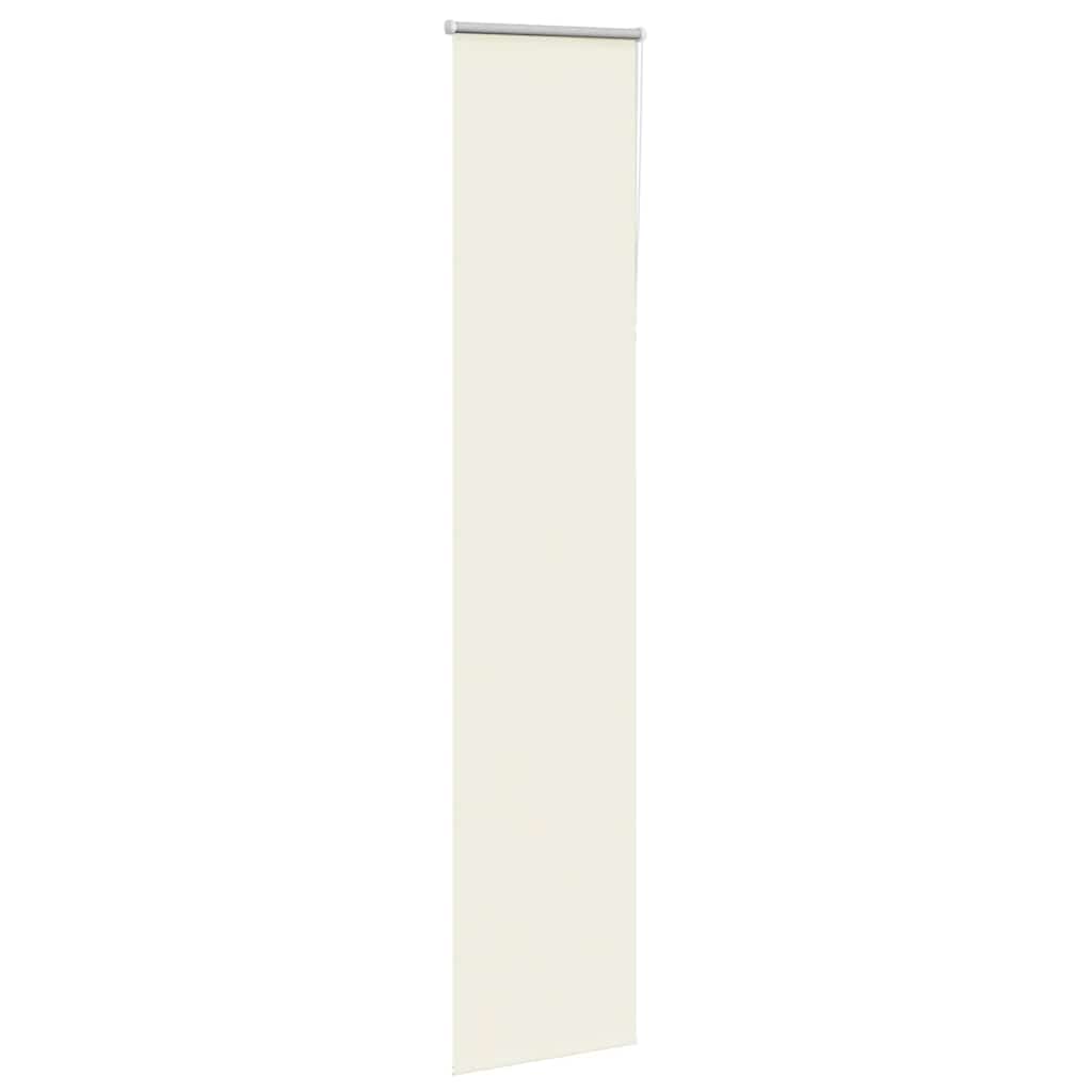 Verdunkelungsrollo Cremeweiß 50x210cm Stoffbreite 45,7 cm