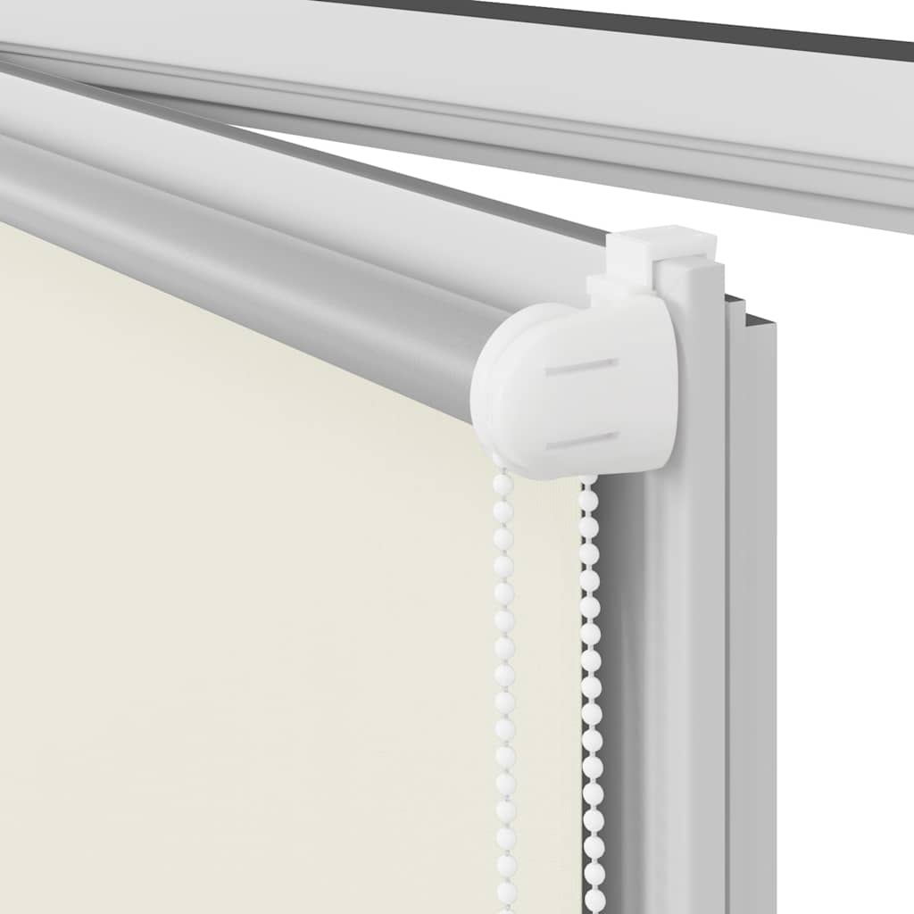 Verdunkelungsrollo Cremeweiß 75x230cm Stoffbreite 70,7 cm