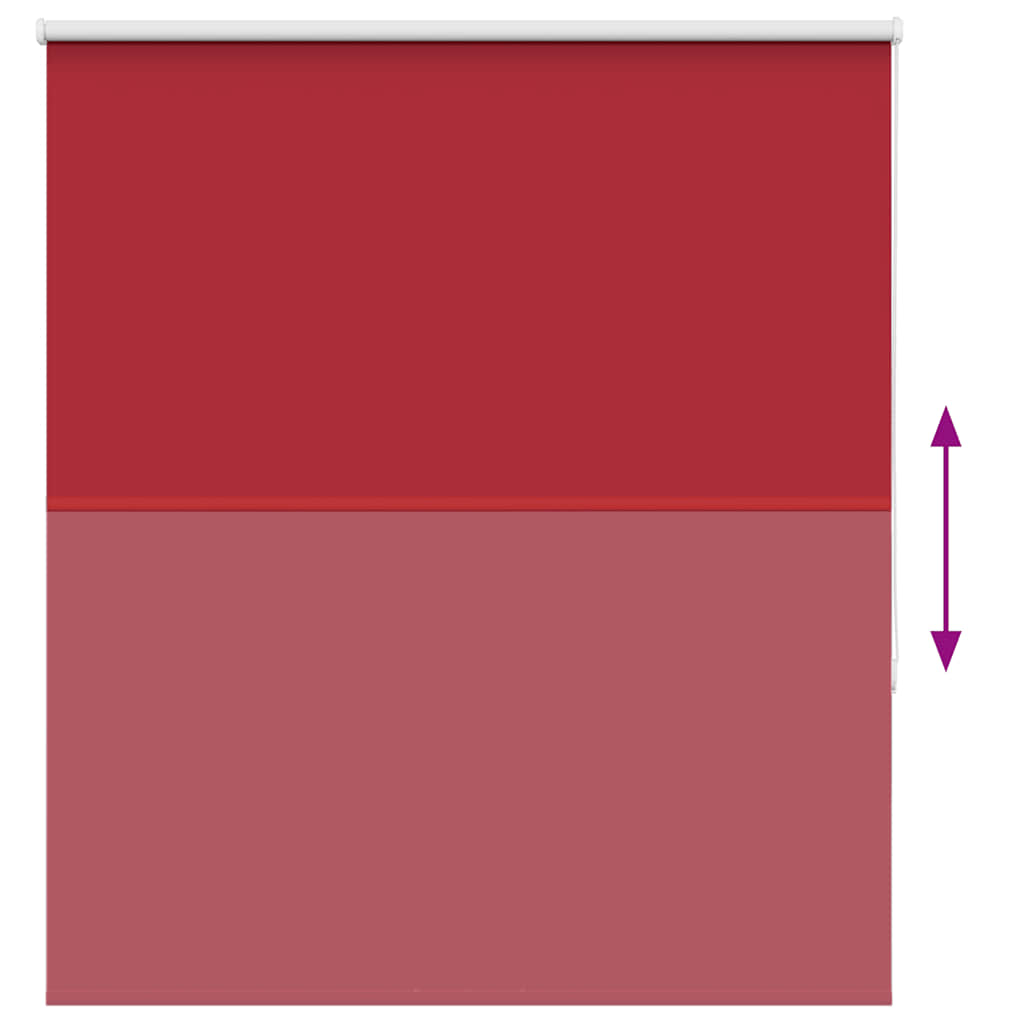 Verdunkelungsrollo Rot 120x150cm Stoffbreite 116,6cm Polyester