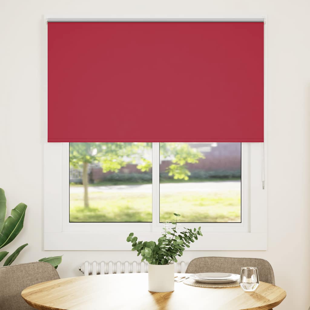 Verdunkelungsrollo Rot 120x150cm Stoffbreite 116,6cm Polyester