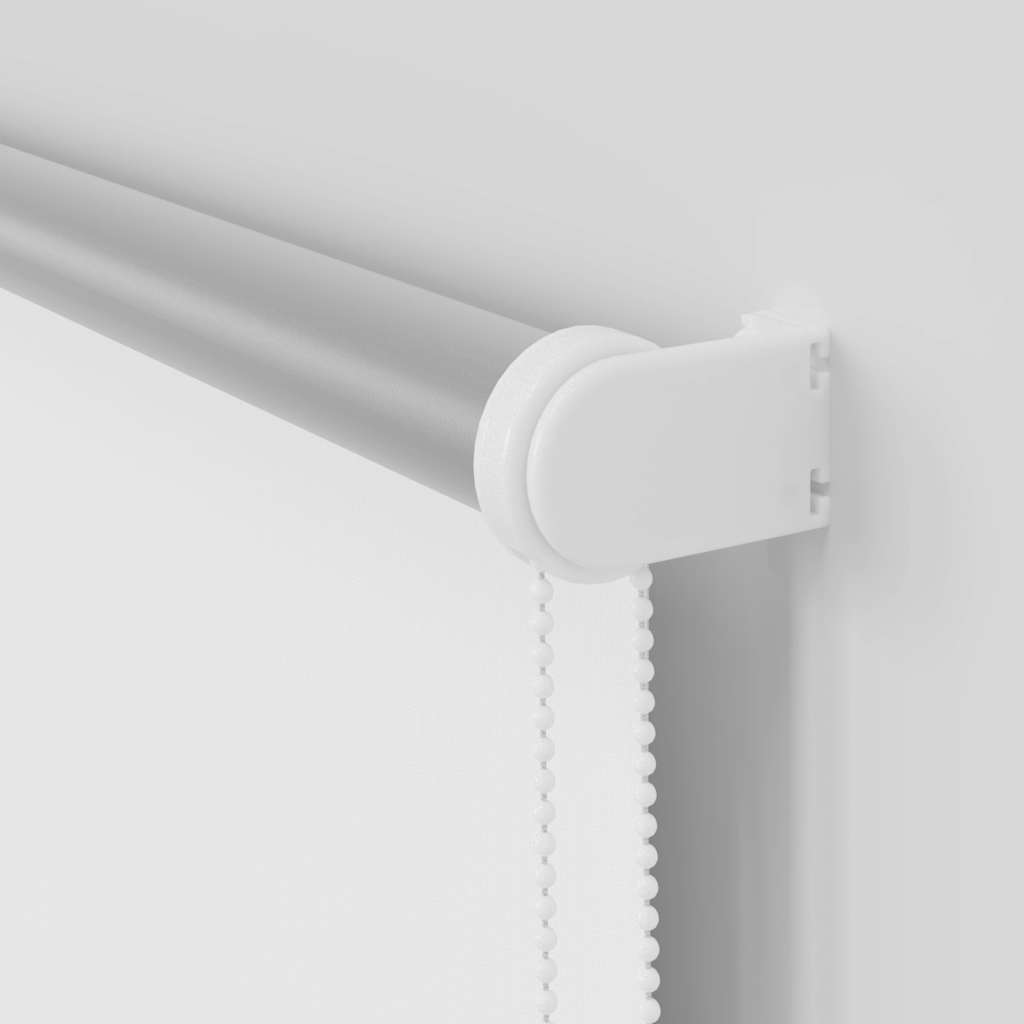 Verdunkelungsrollo Weiß 125x150cm Stoffbreite 121,6cm Polyester
