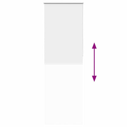 Verdunkelungsrollo Weiß 70x210cm Stoffbreite 65,7 cm Polyester