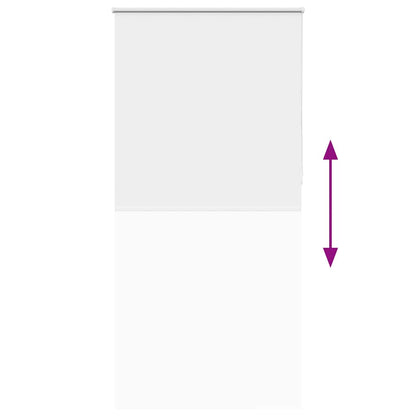 Verdunkelungsrollo Weiß 100x230cm Stoffbreite 95,7cm Polyester