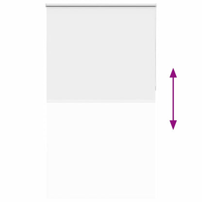 Verdunkelungsrollo Weiß 120x230cm Stoffbreite 116,6cm Polyester