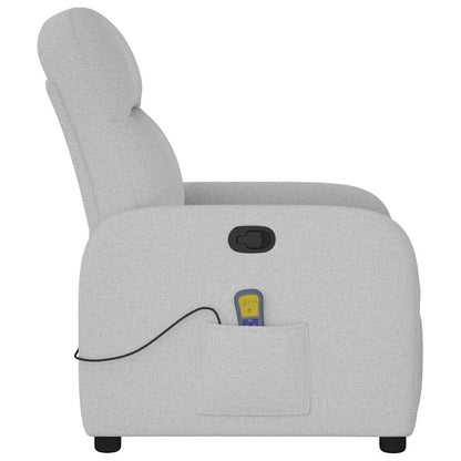 Massagesessel Wolkengrau Stoff
