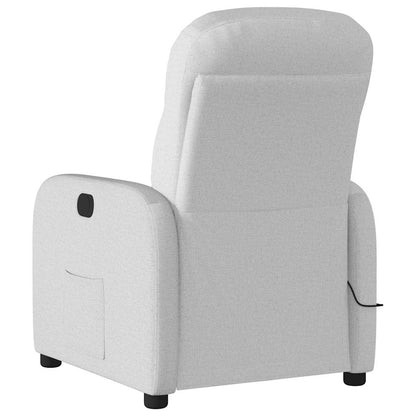 Massagesessel Wolkengrau Stoff