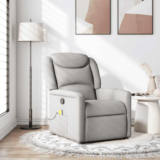 Massage chair cloud grey fabric