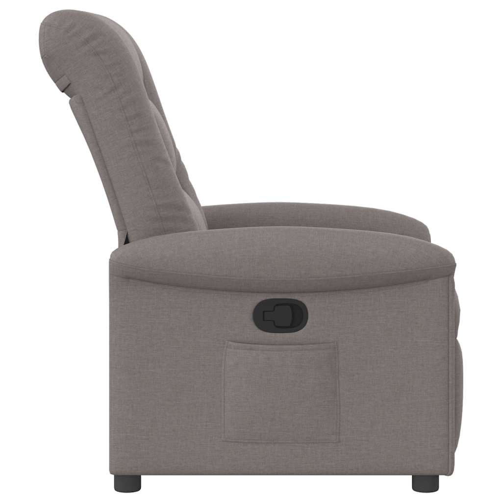 Relaxsessel Taupe Stoff