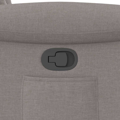 Relaxsessel Taupe Stoff