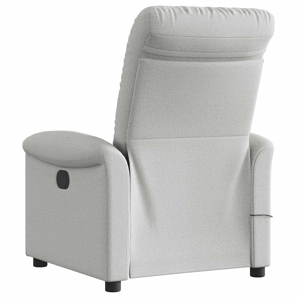 Massagesessel Wolkengrau Stoff