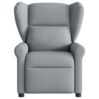 Relaxsessel Hellgrau Stoff