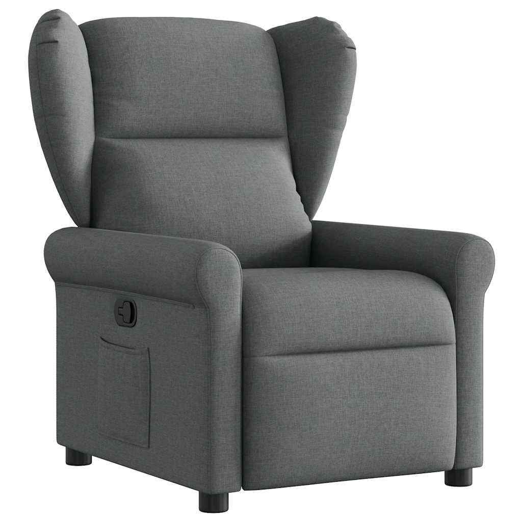 Relaxsessel Dunkelgrau Stoff
