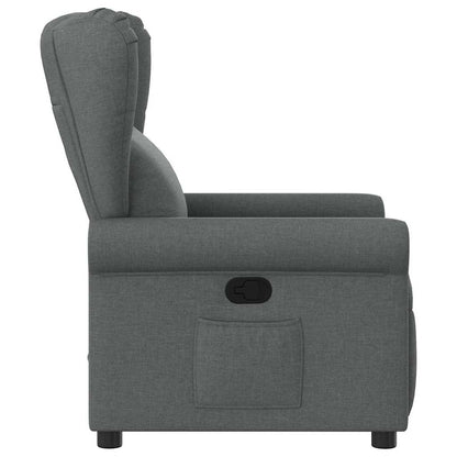 Relaxsessel Dunkelgrau Stoff