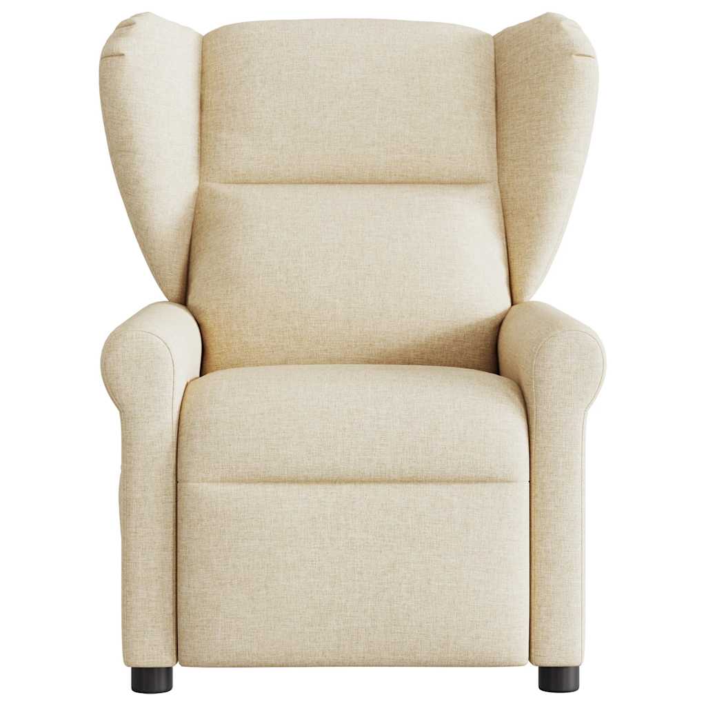 Relaxsessel Creme Stoff