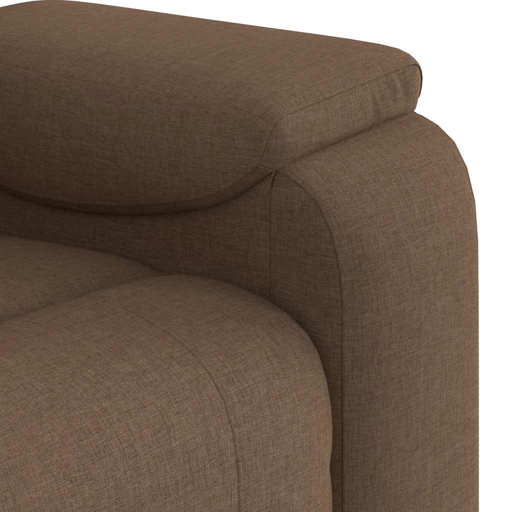 Relaxsessel Braun Stoff