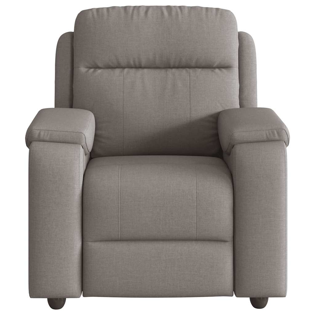 Relaxsessel Taupe Stoff