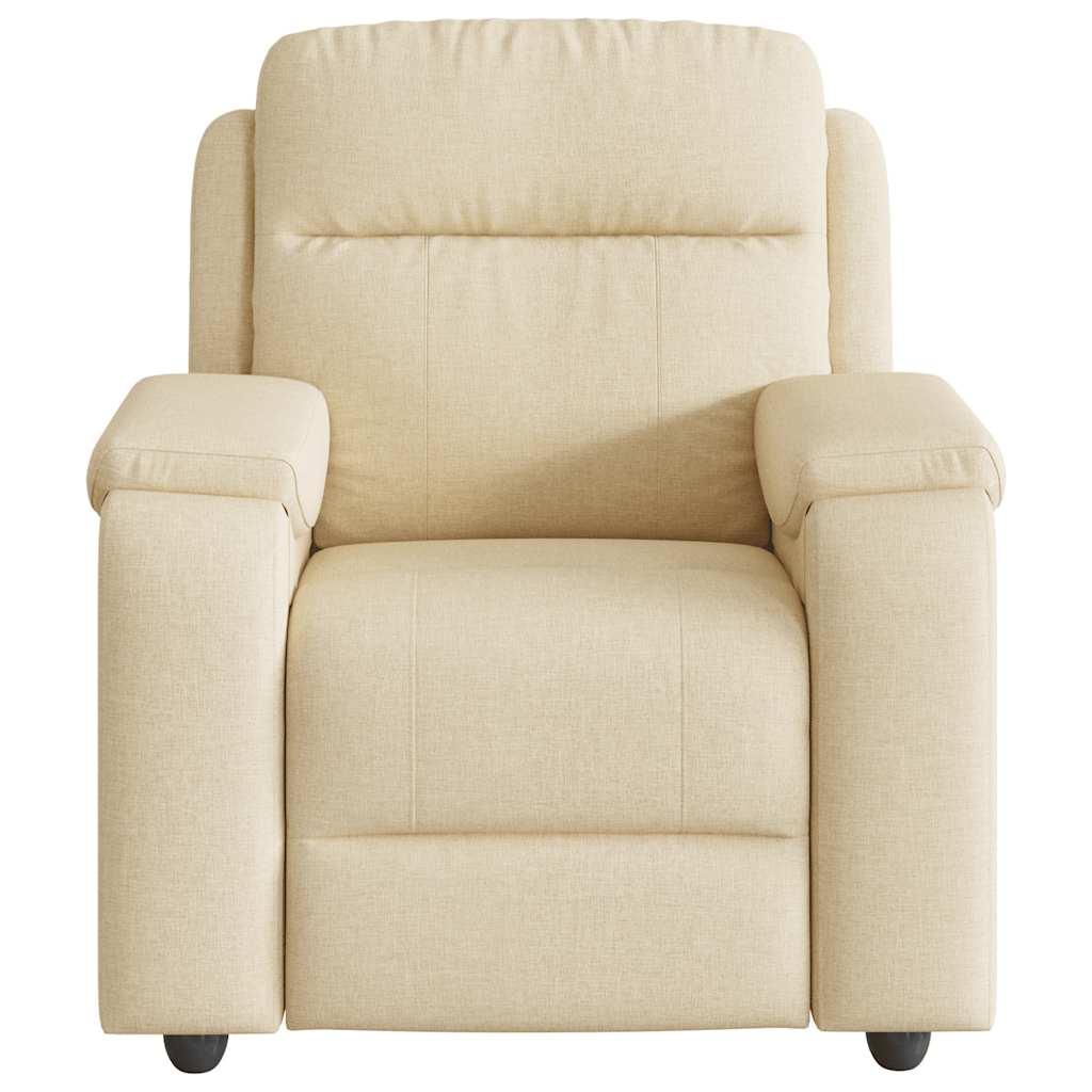Relaxsessel Creme Stoff