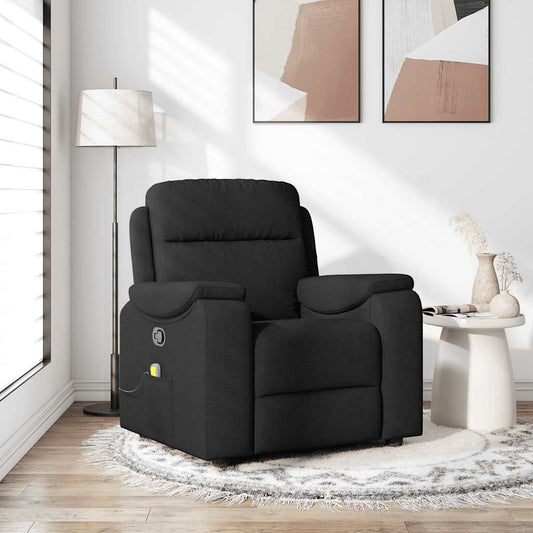 Fauteuil de massage tissu noir