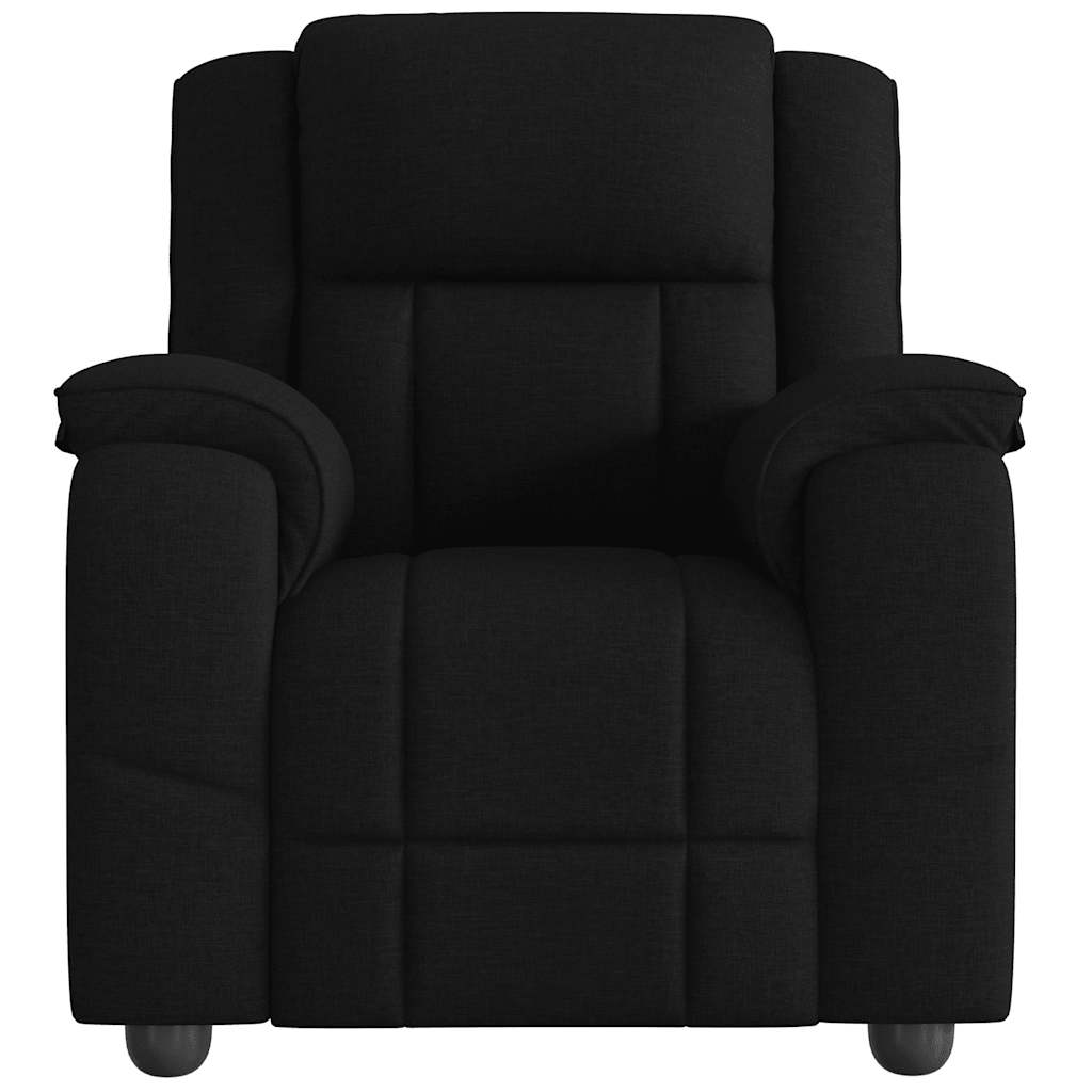 Massagesessel Schwarz Stoff