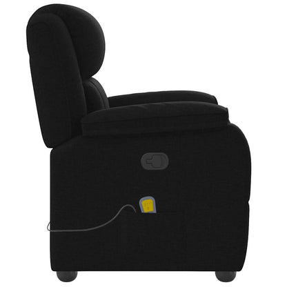 Massagesessel Schwarz Stoff