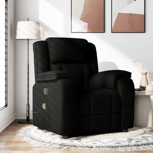 Fauteuil de massage tissu noir