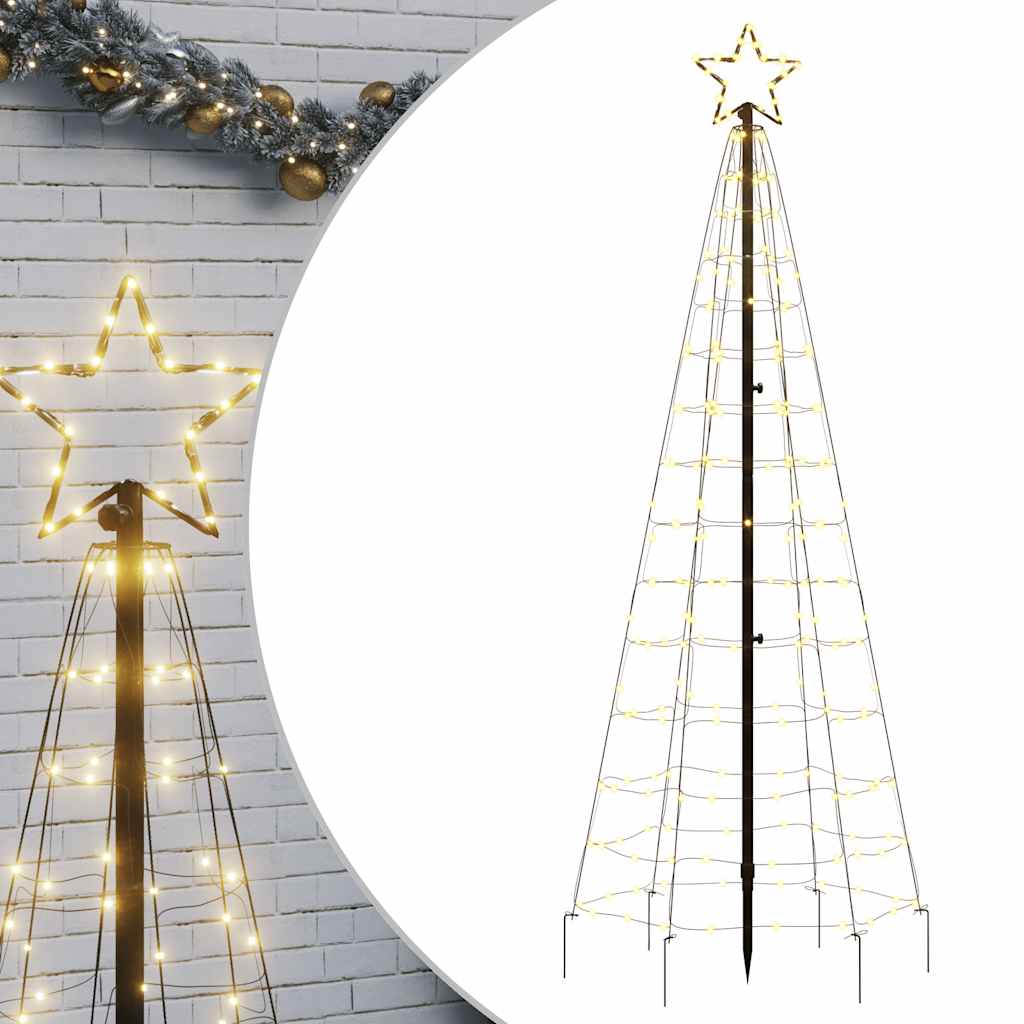 LED Weihnachtsbaum mit Spießen 220 LEDs warmweiß 180 cm (nur AU)