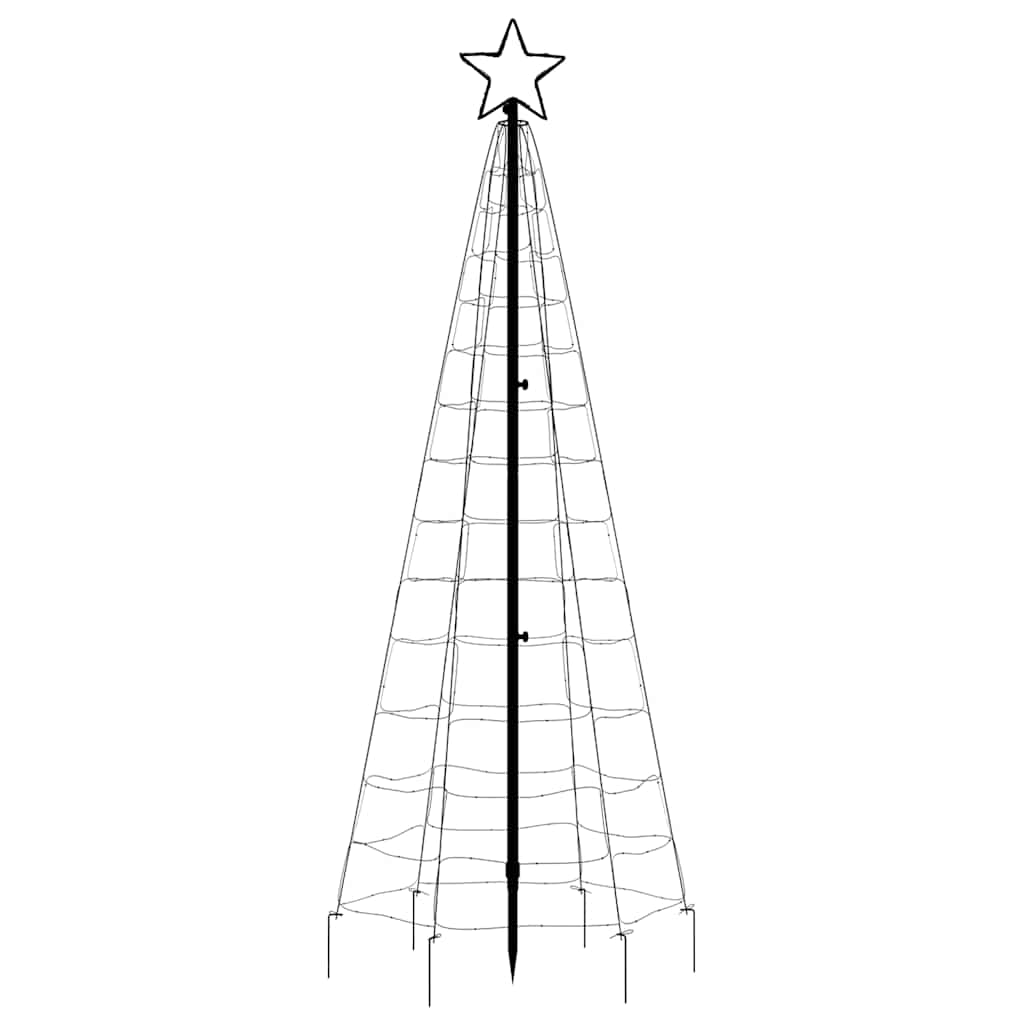 LED Weihnachtsbaum mit Spießen 220 LEDs warmweiß 180 cm (nur AU)