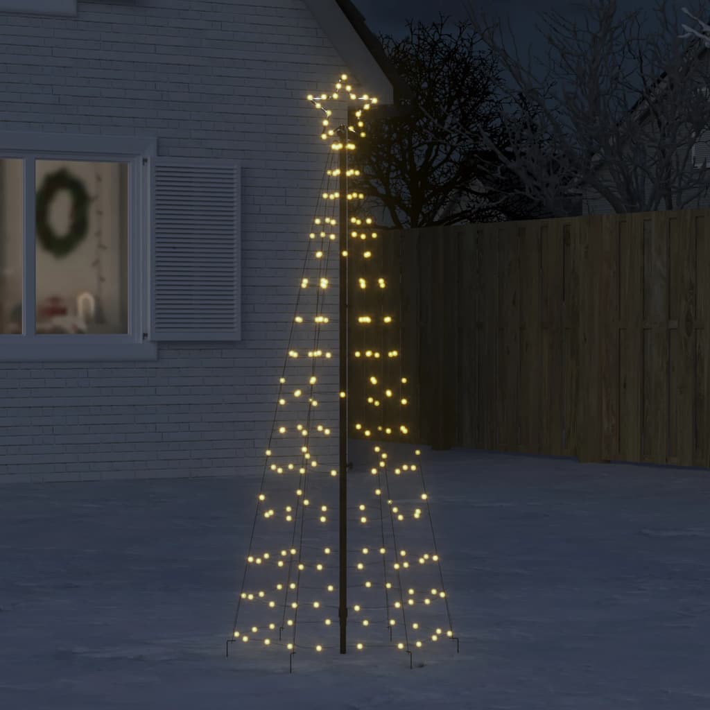 LED Weihnachtsbaum mit Spießen 220 LEDs warmweiß 180 cm (nur AU)