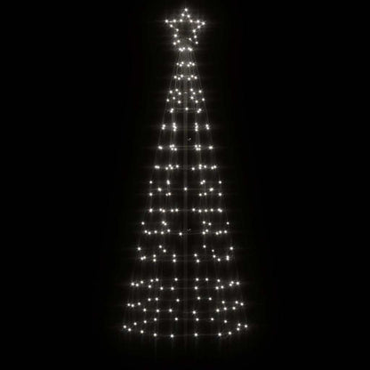 LED Weihnachtsbaum mit Spitzen 220 LEDs kaltweiß 180 cm (nur AU)