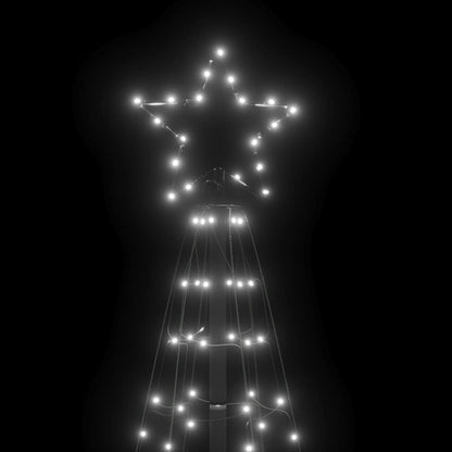 LED Weihnachtsbaum mit Spitzen 220 LEDs kaltweiß 180 cm (nur AU)