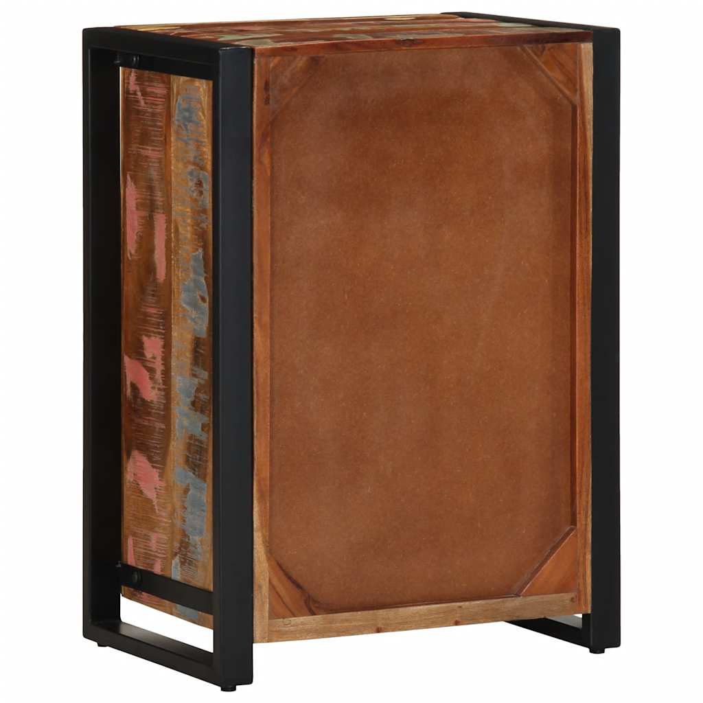 Schubladenschrank Mehrfarbig 50x35x70 cm Massivholz Altholz