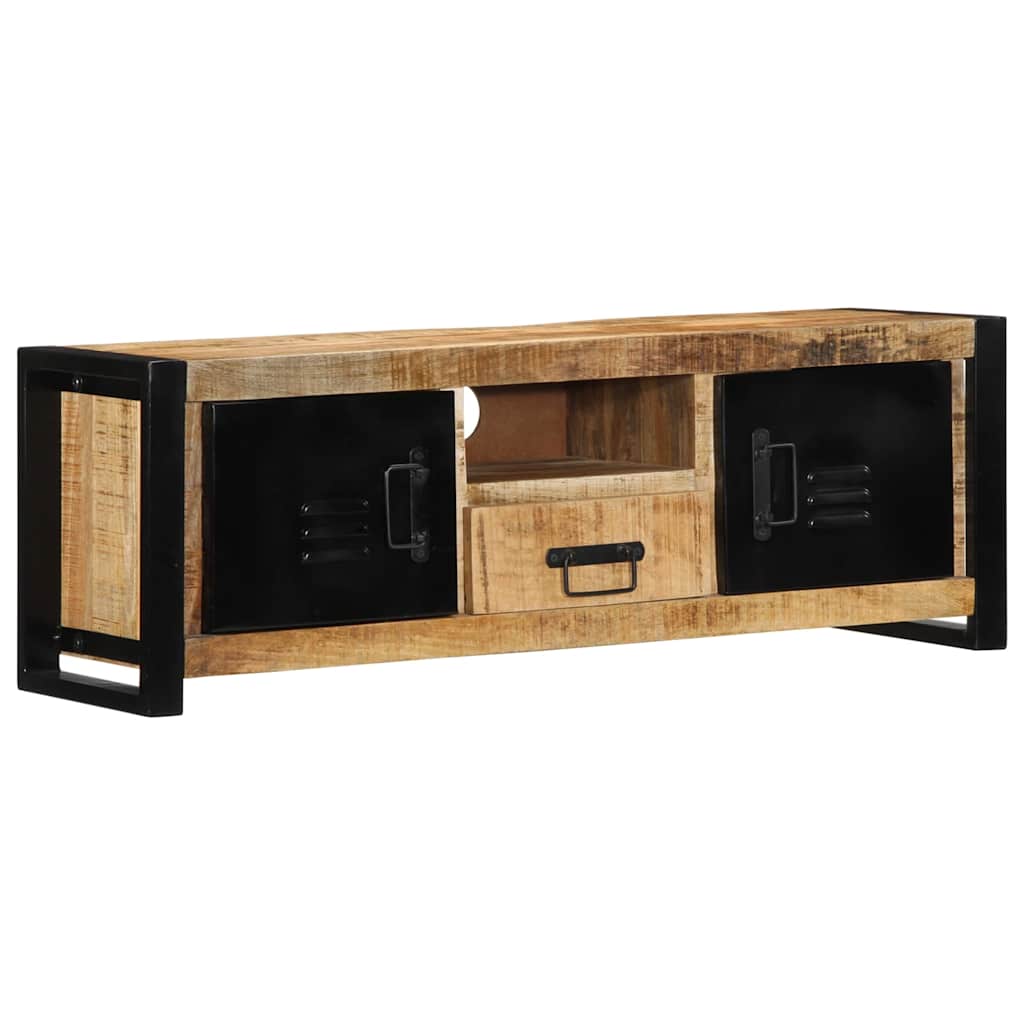 TV-Schrank 100x30x35 cm Massivholz Mango