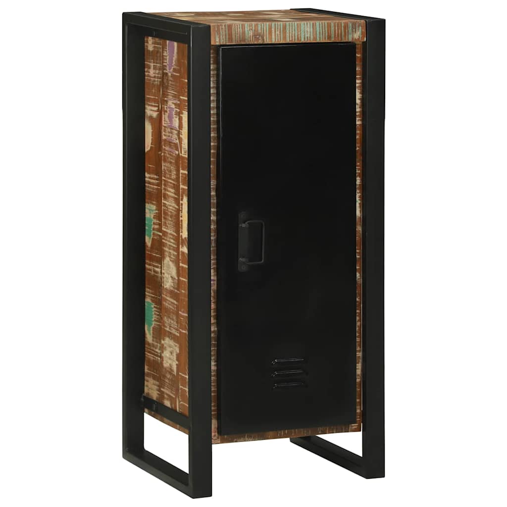 Badezimmerschrank mit Regal Braun Massives upgecyceltes Holz