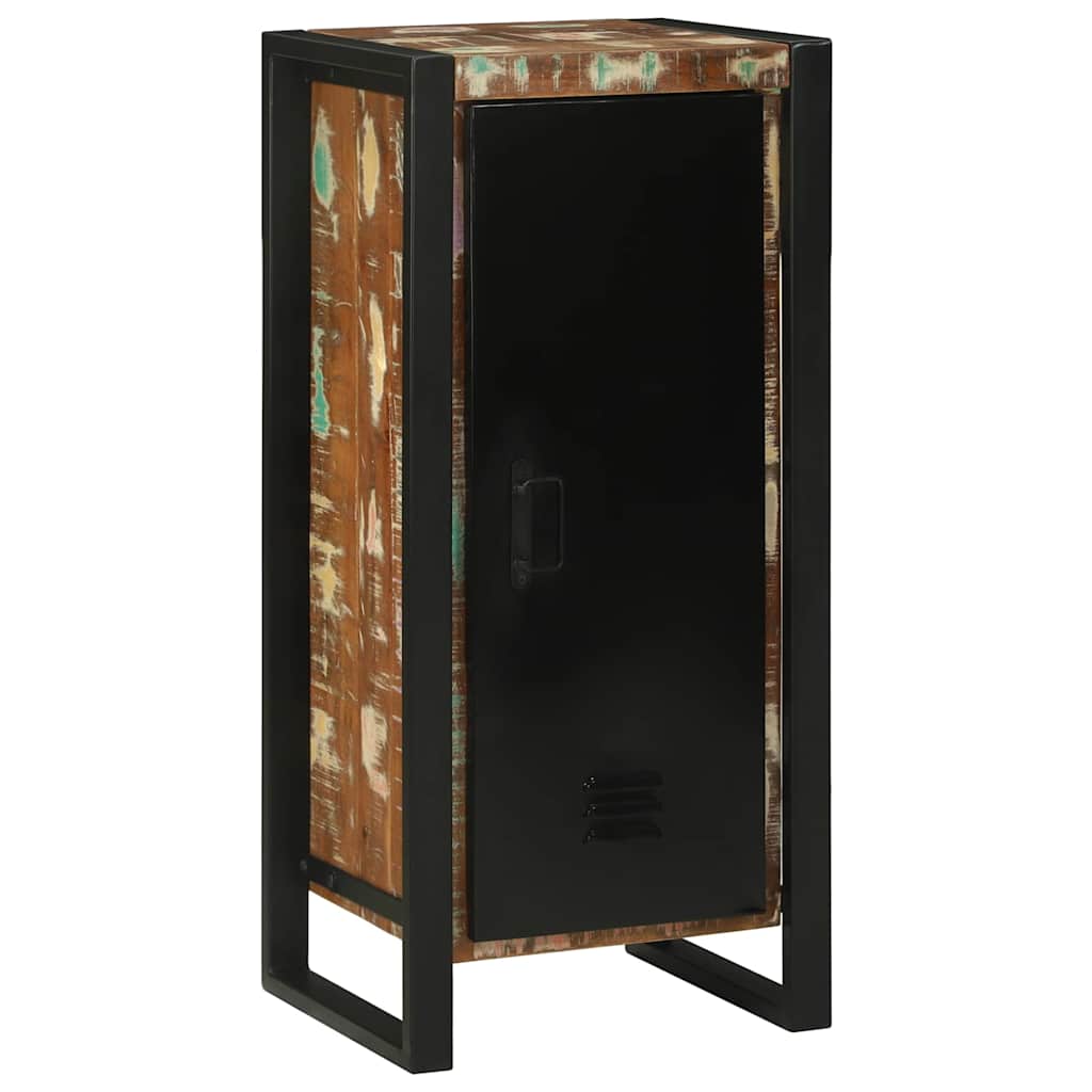 Badezimmerschrank mit Regal Braun Massives upgecyceltes Holz