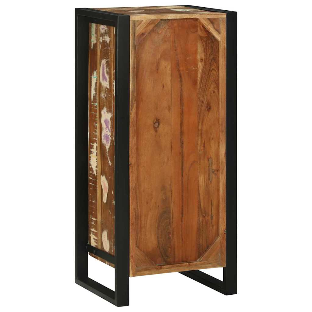 Badezimmerschrank mit Regal Braun Massives upgecyceltes Holz