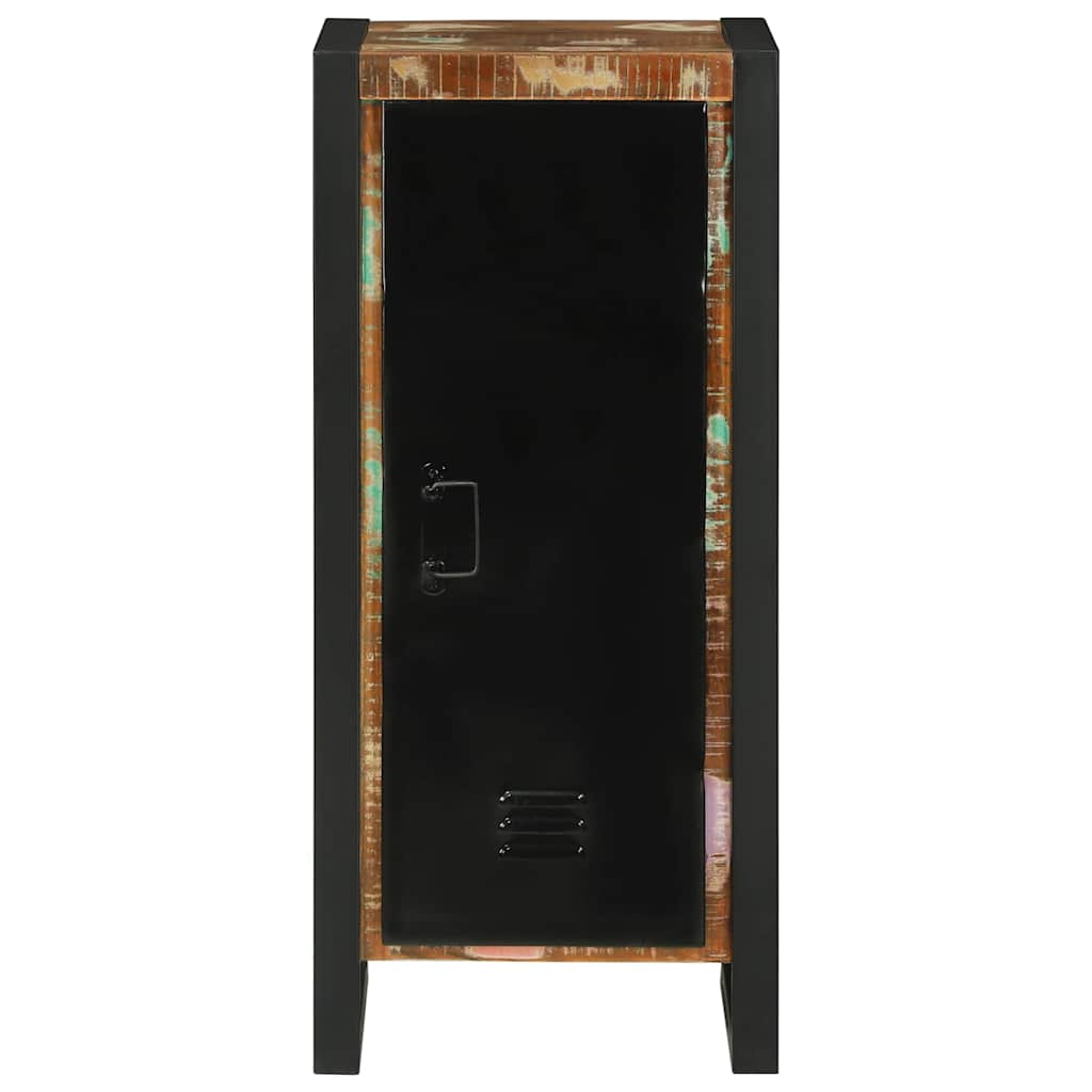 Badezimmerschrank mit Regal Braun Massives upgecyceltes Holz