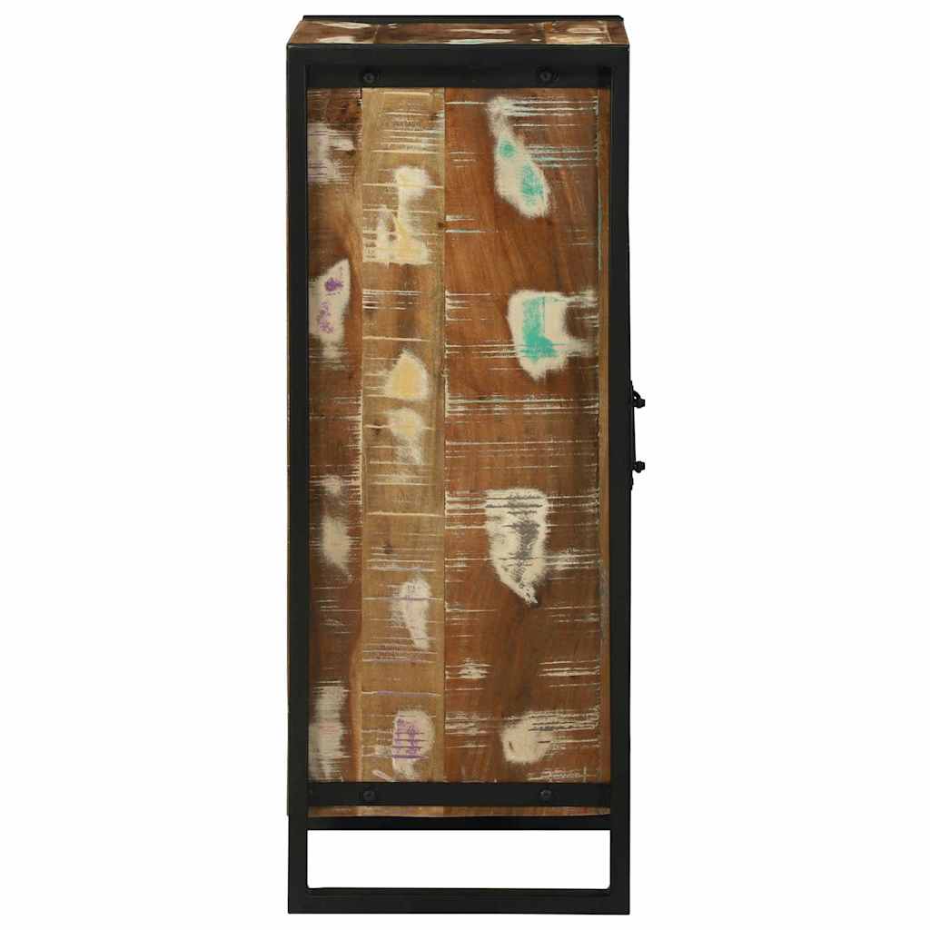 Badezimmerschrank mit Regal Braun Massives upgecyceltes Holz