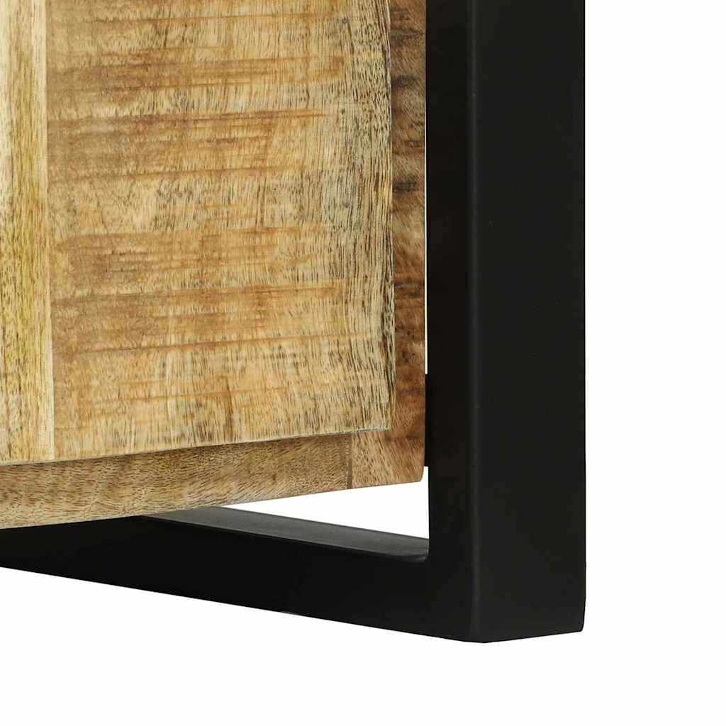 Bank Schrank Braun 100 x 35 x 50 cm Massivholz Mango