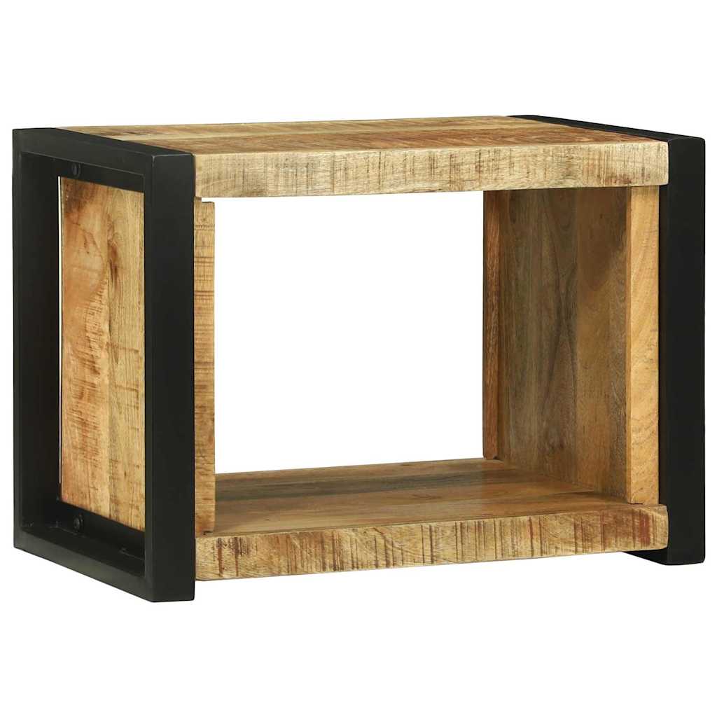 Wandwürfel mit Speicher Braun 55 x 35 x 40 cm Massivholz Mango