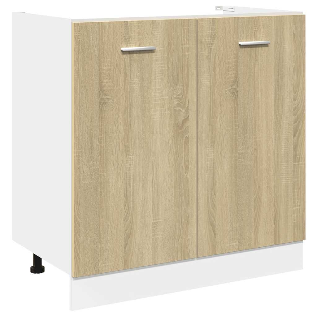 7-tlg. Küchenschrank-Set Lyon Sonoma-Eiche Holzwerkstoff