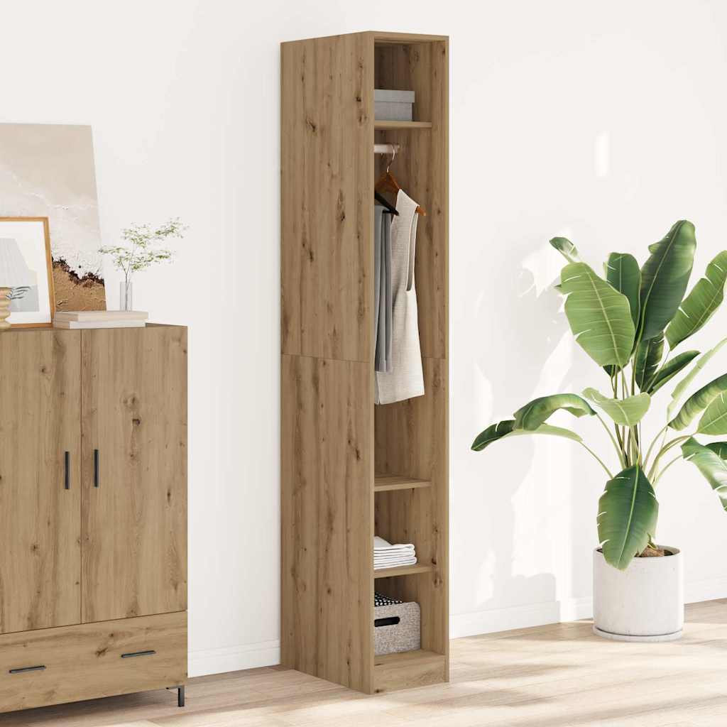 Kleiderschrank Artisan-Eiche 30x50x200 cm Holzwerkstoff