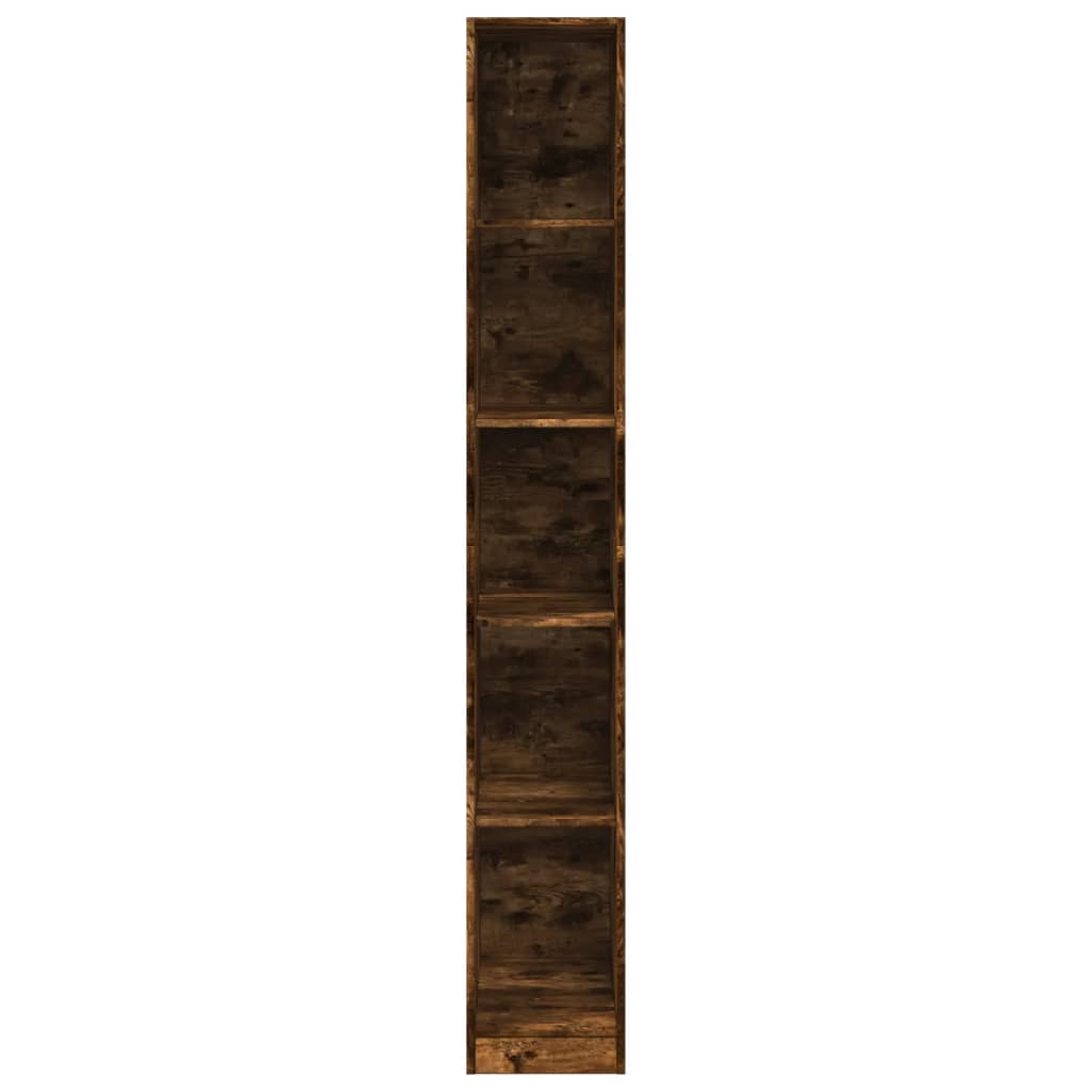 Armoire en chêne fumé 30x50x200 cm matériau bois