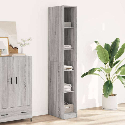 Wardrobe Grey Sonoma 30x50x200 cm wood material